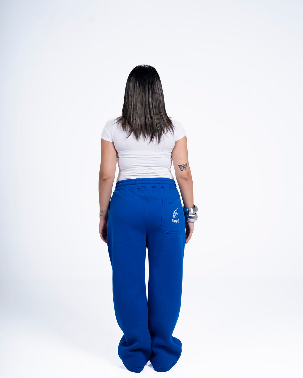 COZED BLUE BASIC SWEATPANTS