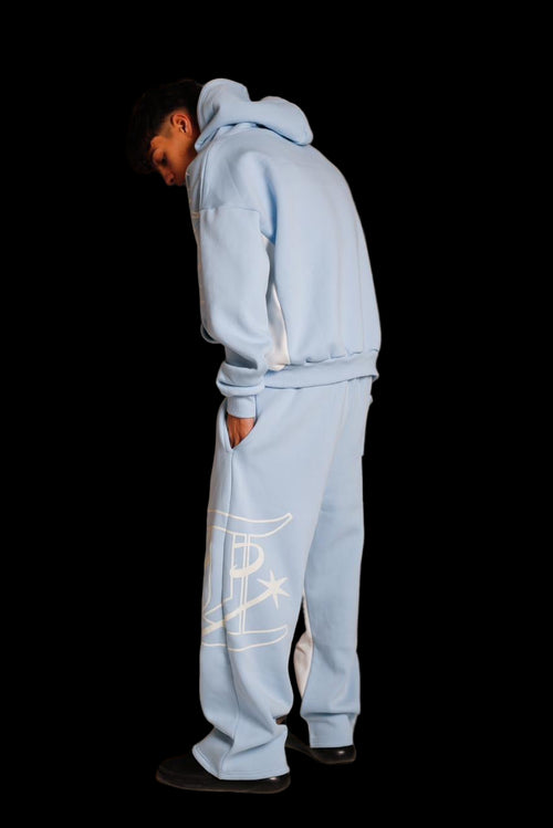 Baby blue cursed pants