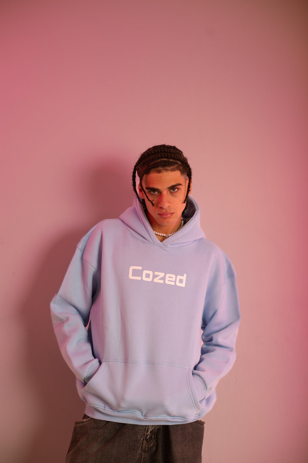 BABY BLUE HOODIE