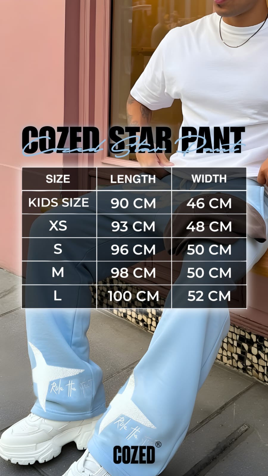 Baby-Blue star sweatpants💫