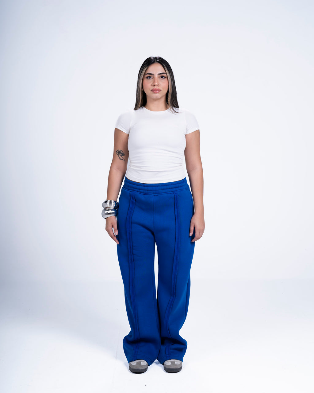 COZED BLUE BASIC SWEATPANTS