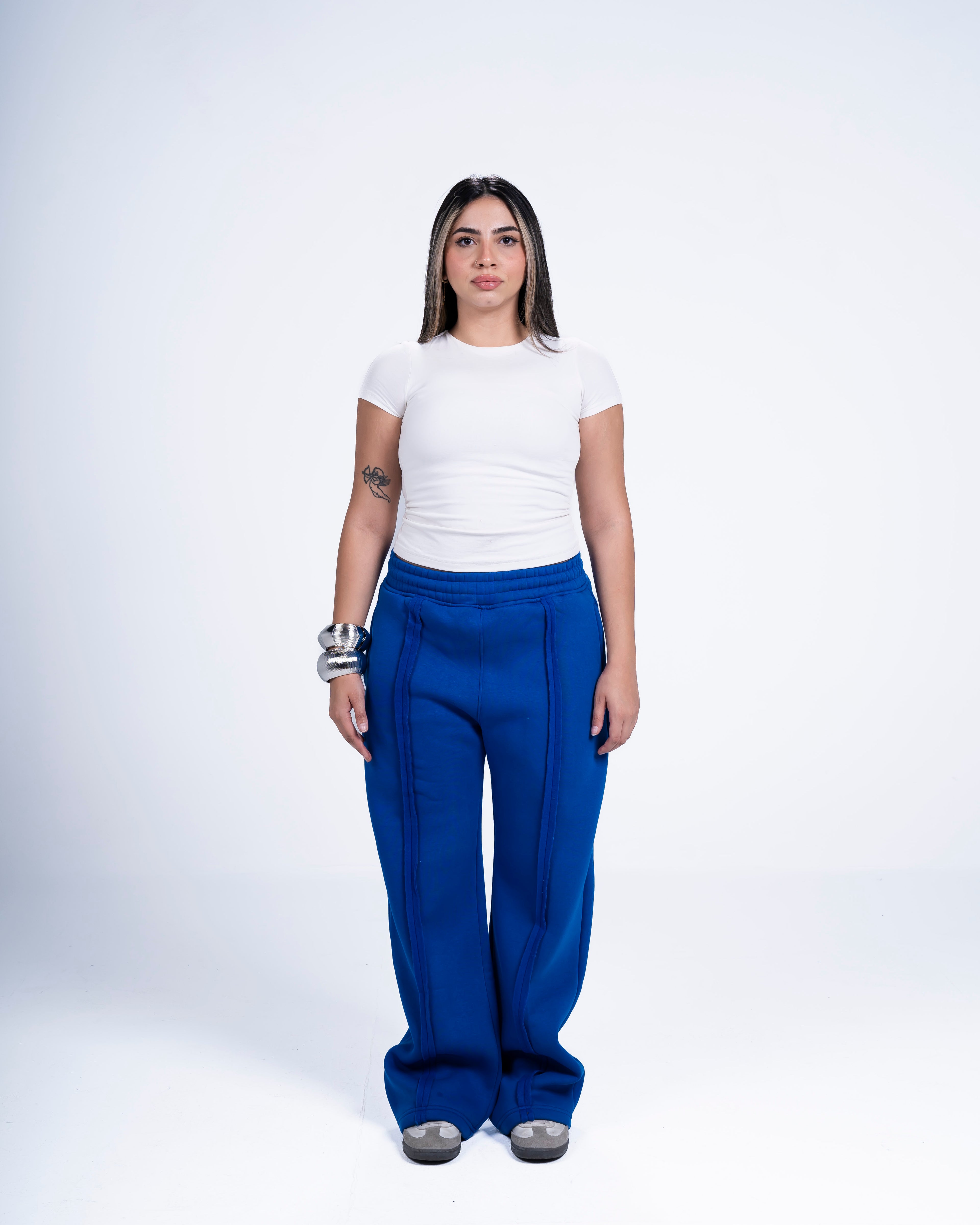 COZED BLUE BASIC SWEATPANTS