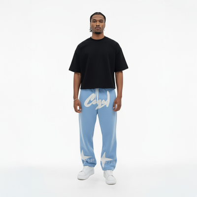 Baby-Blue star sweatpants💫