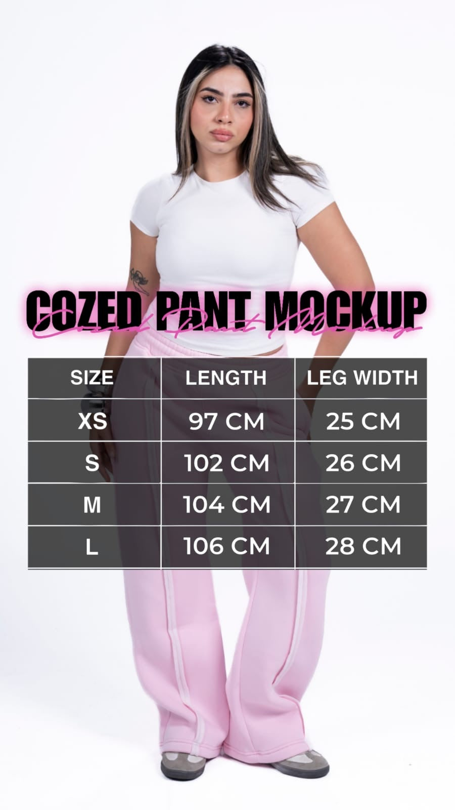 COZED PINK BASIC SWEATPANTS
