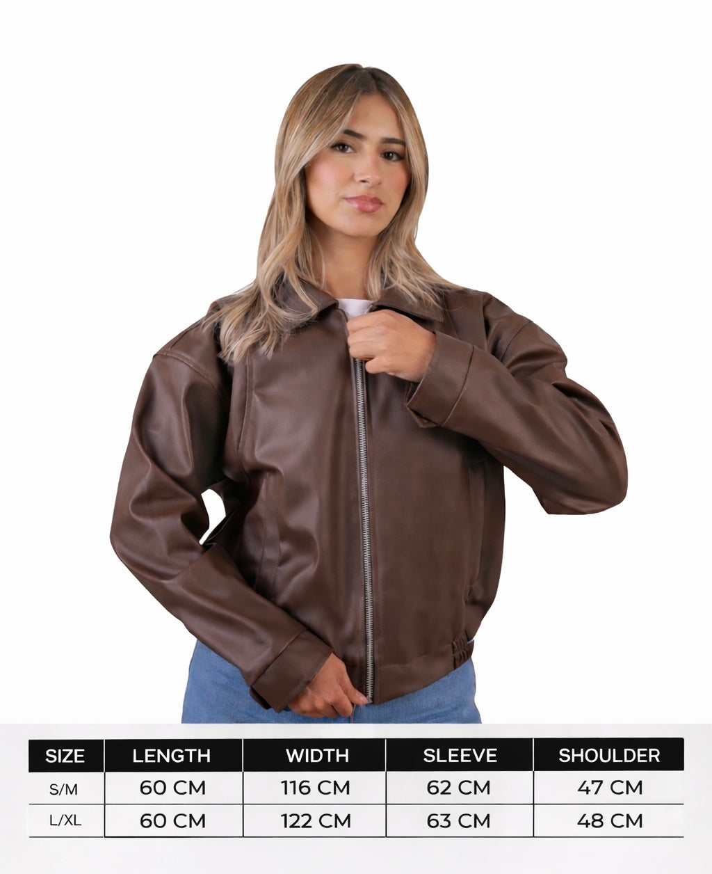 CROPPED BURGUNDY LEATHER JACKET