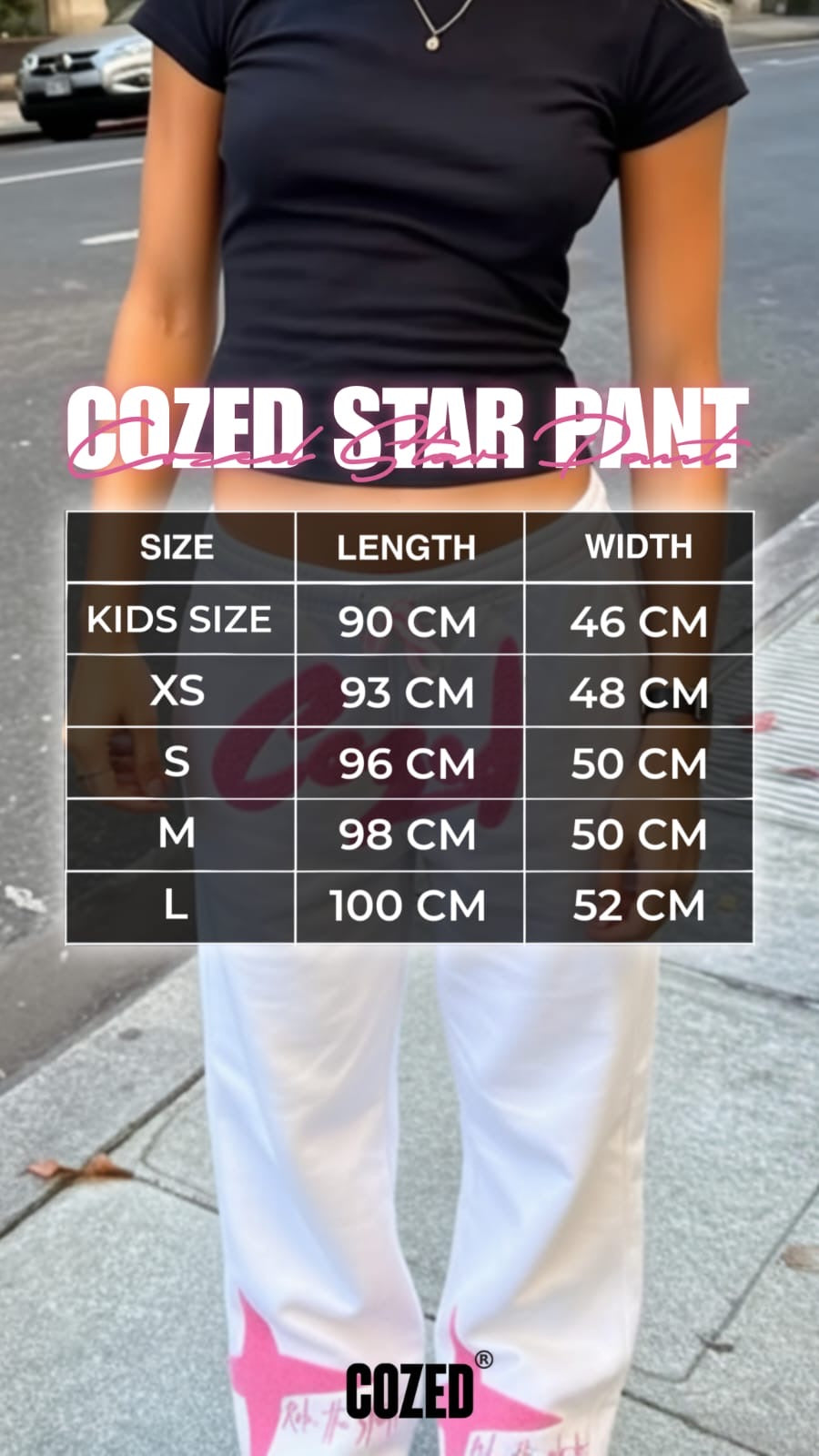 White star sweatpants 💫