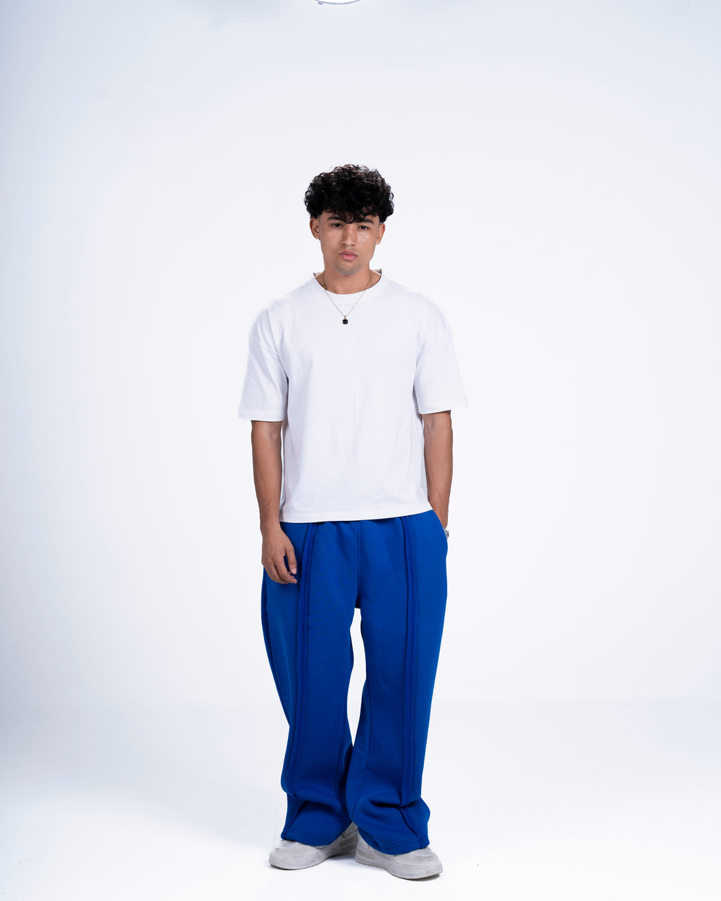 COZED BLUE BASIC SWEATPANTS