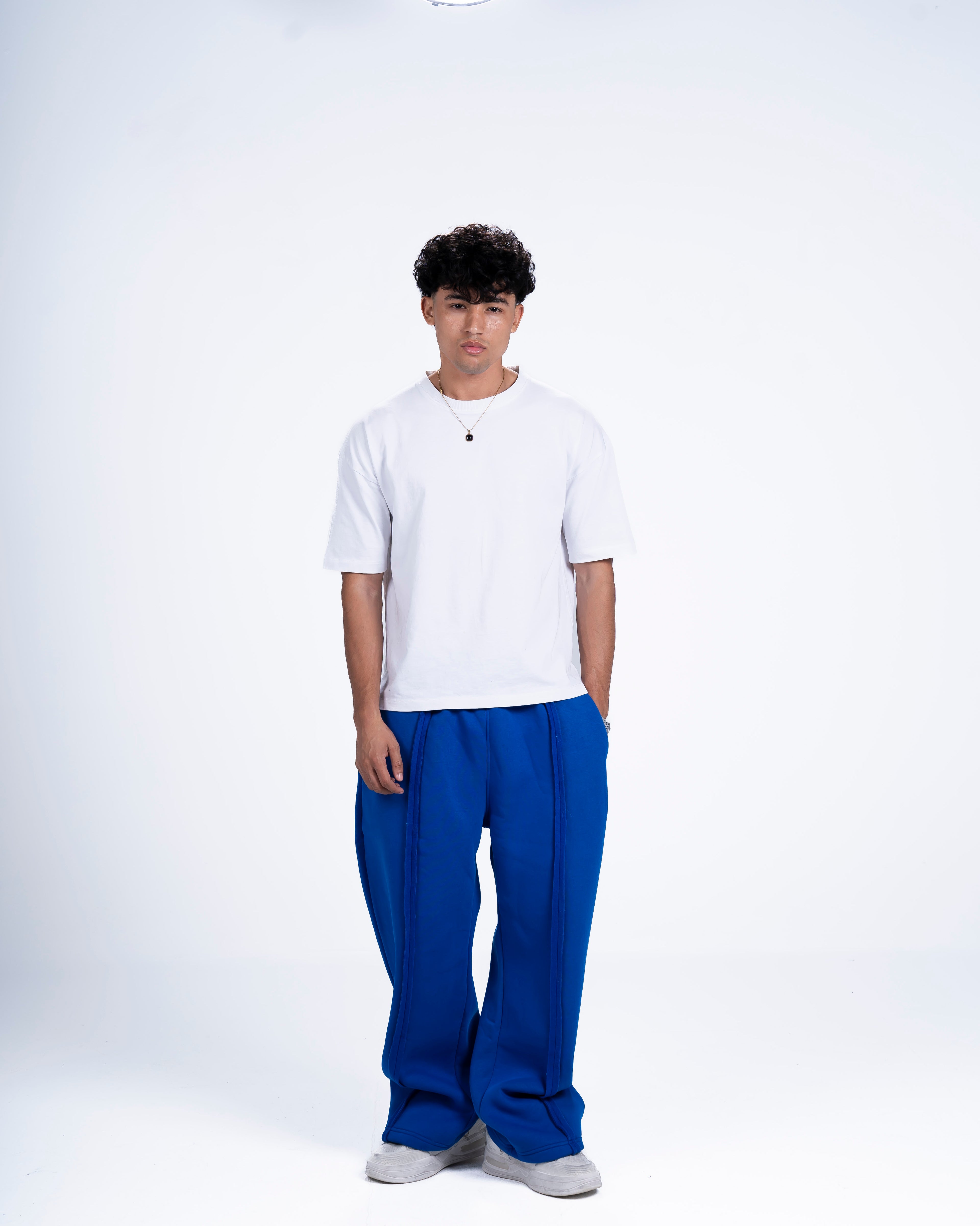 COZED BLUE BASIC SWEATPANTS