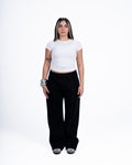 COZED BLACK BASIC SWEATPANTS